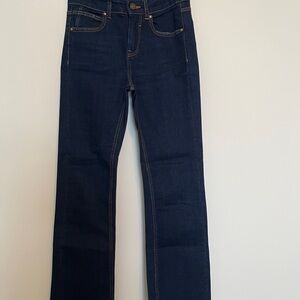 ZARA indigo-colored jeans with a slight flare fit